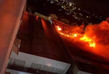 incendio Porto Alegre Humaitá, perto da arena do Grêmio