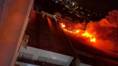 incendio Porto Alegre Humaitá, perto da arena do Grêmio