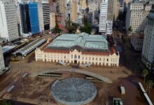 Mercado Público de Porto Alegre após enchentes