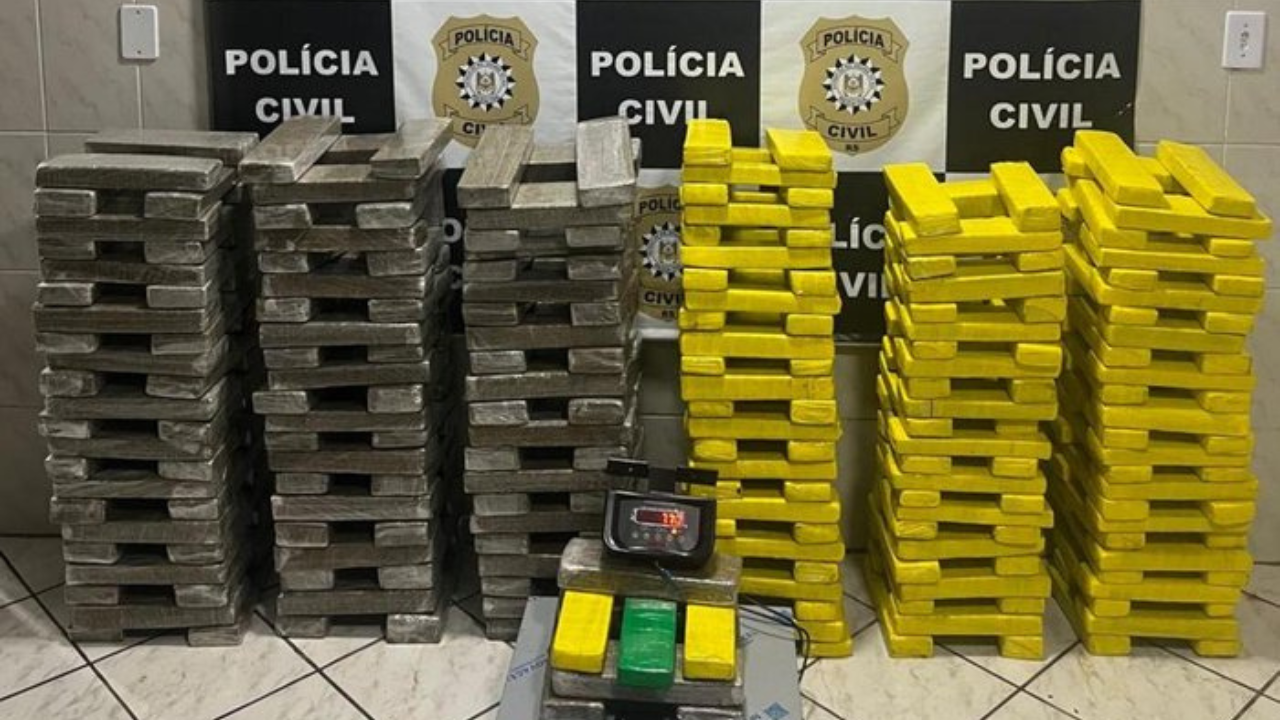 apreensão 200kg maconha pela policia civil