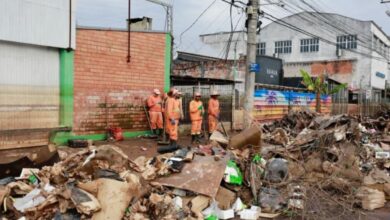 coleta de lixo de moradores