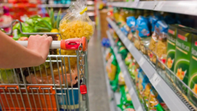 Carrinho de compras supermercado