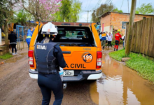 defesa civil em ação