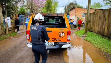 defesa civil em ação