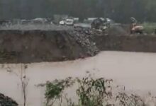 deslizamento em ponte rio cai