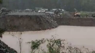 deslizamento em ponte rio cai