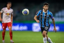 Villasanti volante do Grêmio em partida válida pelo Brasileirão