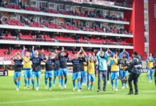 Gremio x estudiantes, jogadores aplaudem torcida