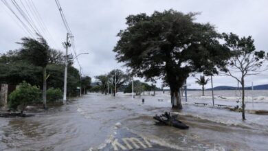 Bairro de ipanema sofre com alagações e situação inusitada