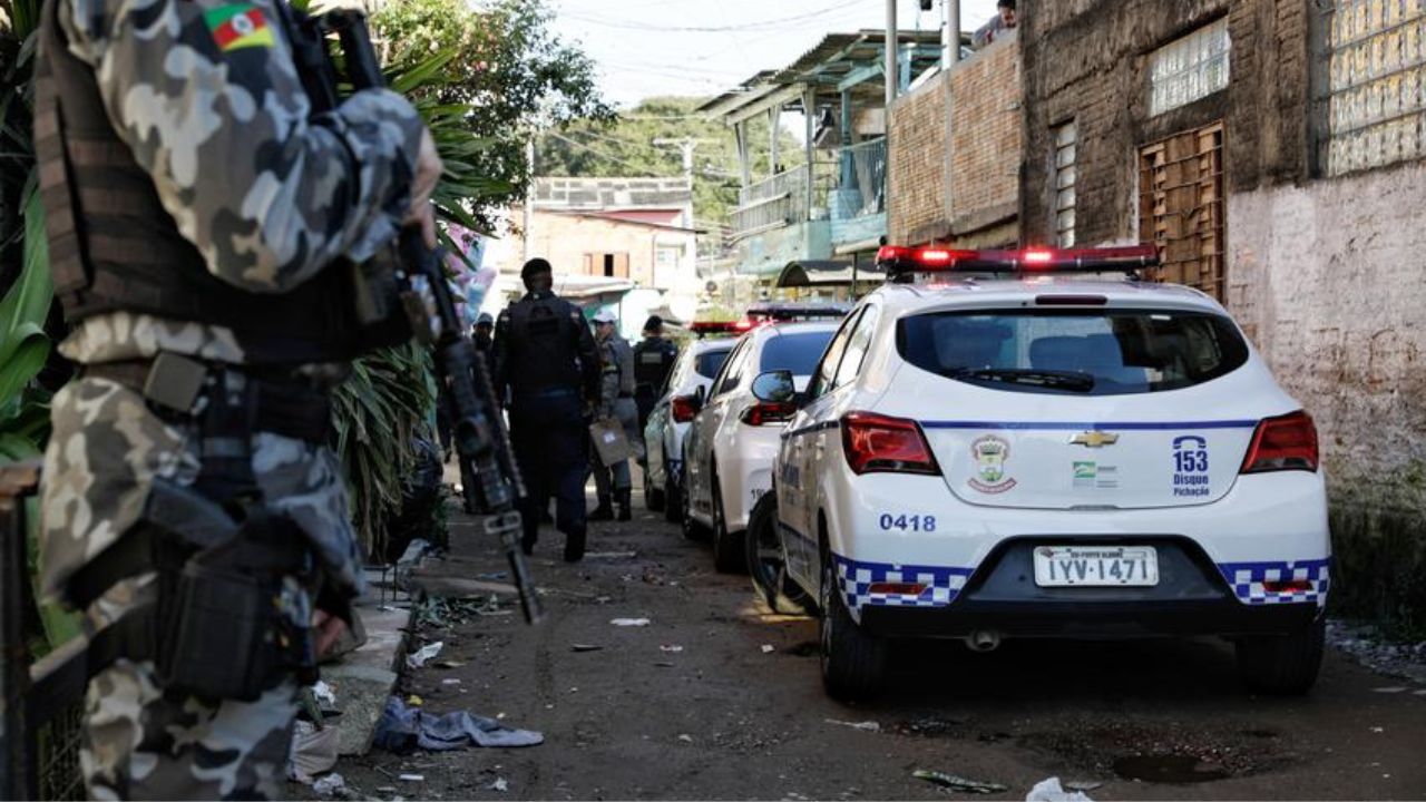 Policia civil em ação