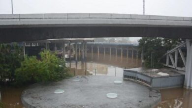 Rodoviária de Porto Aelgre inundada