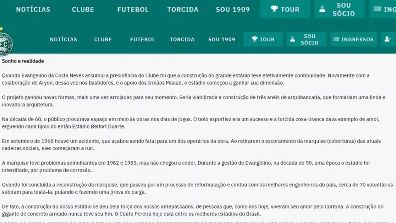 site coritiba