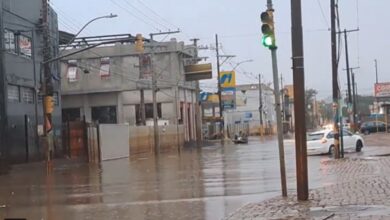 avenida Trechos da voluntarios da patria alagados