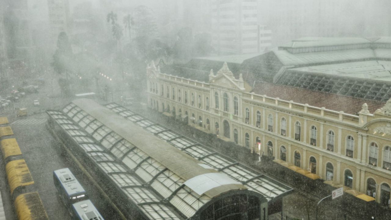 frente fria em Porto Alegre