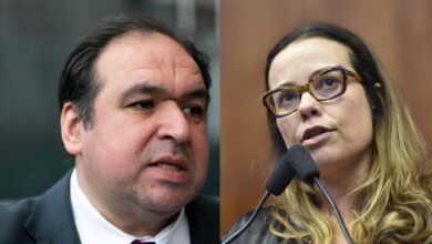 possíveis candidatos da “terceira via” na eleição à prefeitura de Porto Alegre Dr. Thiago e Juliana Brizola