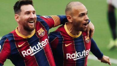 Martin braithwaite e messi barcelona gremio