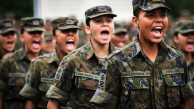 exercito feminino