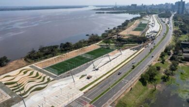 Orla de Porto Alegre apresenta novidades após as enchentes quadras