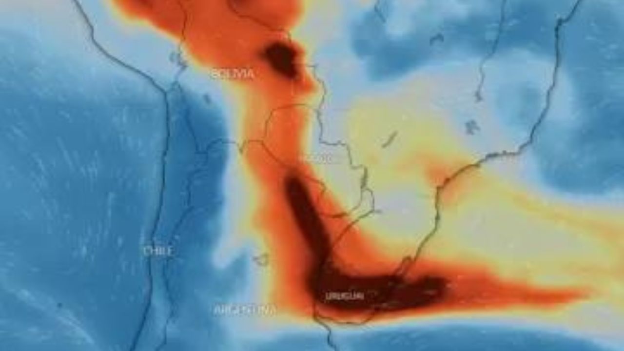 fumaça das queimadas chega a porto alegre e RS