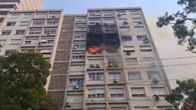 Incêndio prédio Porto ALegre