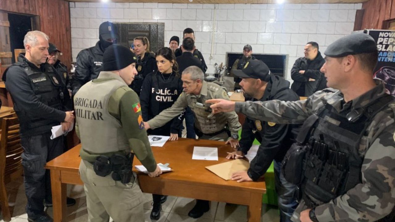 policiais reunidos serra gaucha