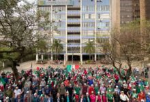 protesto de agricultores porto alegre